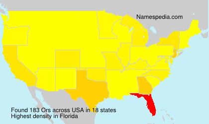 Surname Ors in USA Surname Ors in USA