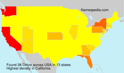 Surname Ortize in USA Surname Ortize in USA