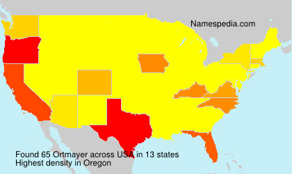 Surname Ortmayer in USA