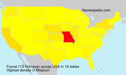Surname Ortmeyer in USA Surname Ortmeyer in USA