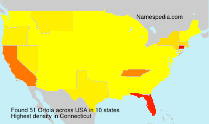 Surname Ortola in USA Surname Ortola in USA