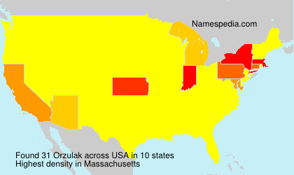 Surname Orzulak in USA Surname Orzulak in USA