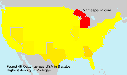 Surname Osaer in USA Surname Osaer in USA