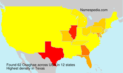 Surname Osaghae in USA Surname Osaghae in USA