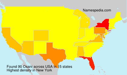 Surname Osani in USA Surname Osani in USA