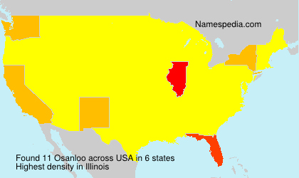 Surname Osanloo in USA Surname Osanloo in USA