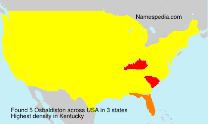 Surname Osbaldiston in USA Surname Osbaldiston in USA