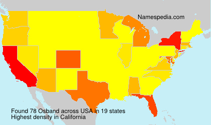 Surname Osband in USA Surname Osband in USA