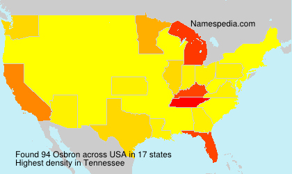 Surname Osbron in USA Surname Osbron in USA