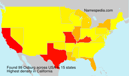 Surname Osburg in USA Surname Osburg in USA