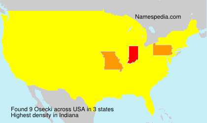 Surname Osecki in USA Surname Osecki in USA