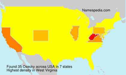 Surname Osecky in USA Surname Osecky in USA