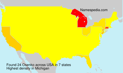 Surname Osenko in USA Surname Osenko in USA