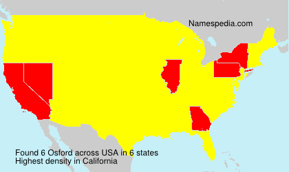 Surname Osford in USA Surname Osford in USA