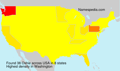 Surname Oshie in USA Surname Oshie in USA