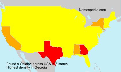 Surname Osidipe in USA