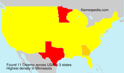 Surname Osiemo in USA Surname Osiemo in USA