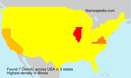 Surname Osimitz in USA Surname Osimitz in USA