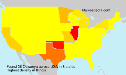 Surname Osisanya in USA Surname Osisanya in USA