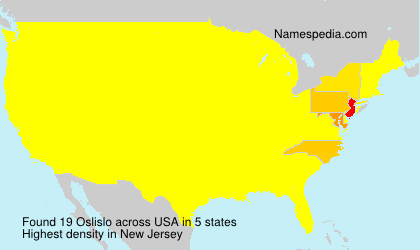 Surname Oslislo in USA Surname Oslislo in USA