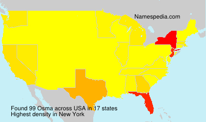 Surname Osma in USA Surname Osma in USA