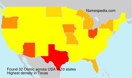 Surname Osmic in USA Surname Osmic in USA
