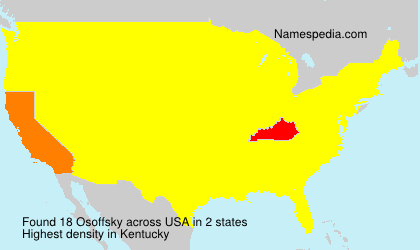 Surname Osoffsky in USA Surname Osoffsky in USA