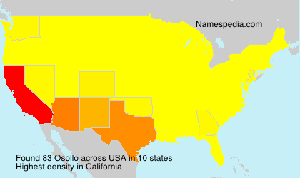 Surname Osollo in USA Surname Osollo in USA