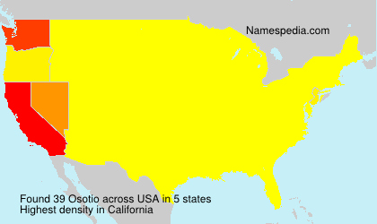 Surname Osotio in USA Surname Osotio in USA