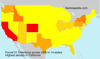Surname Osterburg in USA Surname Osterburg in USA