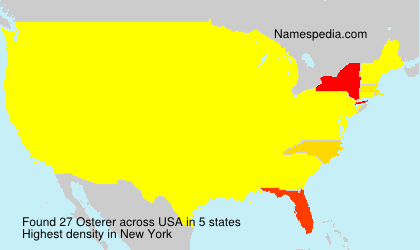 Surname Osterer in USA Surname Osterer in USA