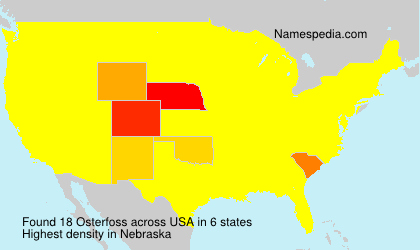 Surname Osterfoss in USA Surname Osterfoss in USA