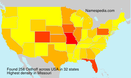 Surname Osthoff in USA Surname Osthoff in USA