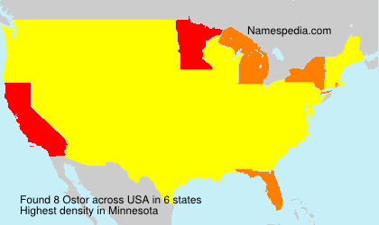 Surname Ostor in USA Surname Ostor in USA