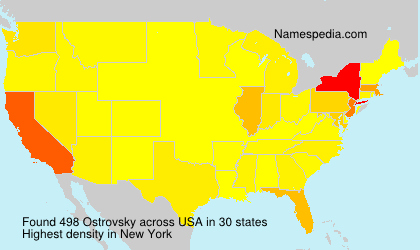 Surname Ostrovsky in USA Surname Ostrovsky in USA