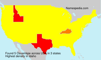 Surname Osuamkpe in USA Surname Osuamkpe in USA