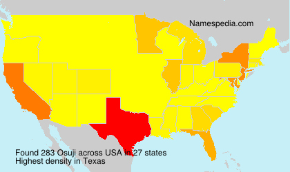 Surname Osuji in USA Surname Osuji in USA