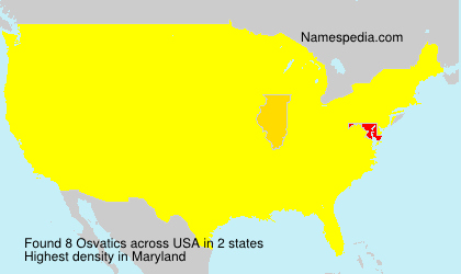 Surname Osvatics in USA Surname Osvatics in USA