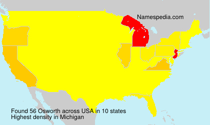 Surname Osworth in USA Surname Osworth in USA