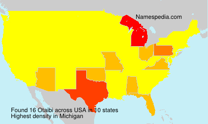 Surname Otaibi in USA Surname Otaibi in USA