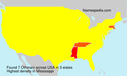 Surname Othmani in USA Surname Othmani in USA