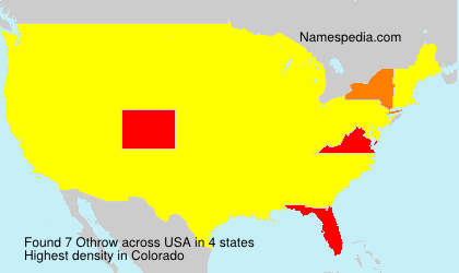 Surname Othrow in USA Surname Othrow in USA