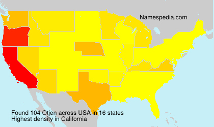 Surname Otjen in USA Surname Otjen in USA