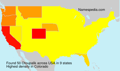 Surname Otoupalik in USA Surname Otoupalik in USA