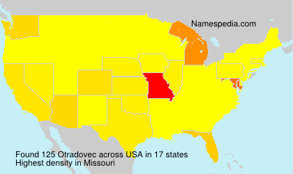 Surname Otradovec in USA Surname Otradovec in USA