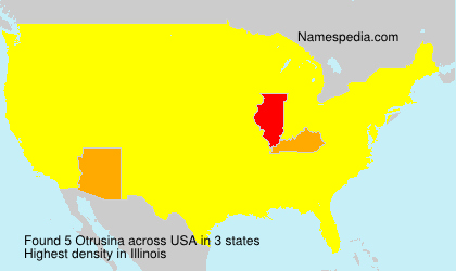 Surname Otrusina in USA