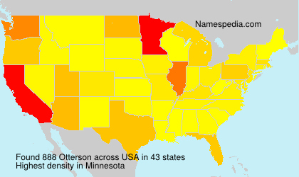 Surname Otterson in USA Surname Otterson in USA