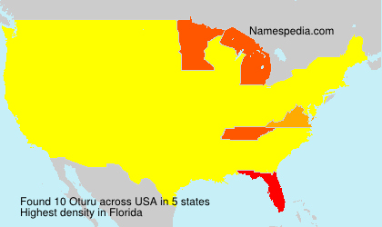 Surname Oturu in USA Surname Oturu in USA