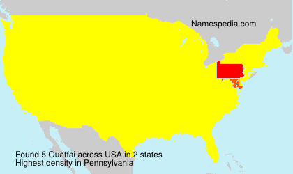 Surname Ouaffai in USA