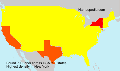 Surname Ouahdi in USA